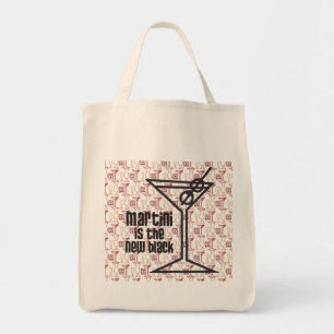 Martini is de New Black (met backgroung) Tote Bag