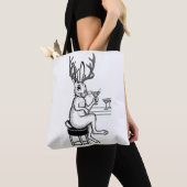 Martini Jackalope tote Bag (Dichtbij)