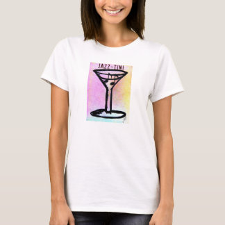 Martini Jazz-Tini Printed Art T-shirt