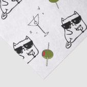 martini-kattenweefselpapier tissuepapier (Detail)