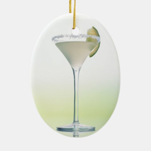 Martini Kerstboomornamenten Keramisch Ornament (Achterkant)