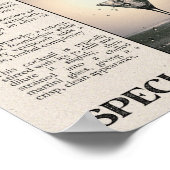 Martini krant Art Print (Hoek)