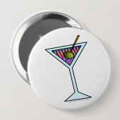 MARTINI-KUNSTKNOPEN RONDE BUTTON 4,0 CM (Voorkant /achterkant)