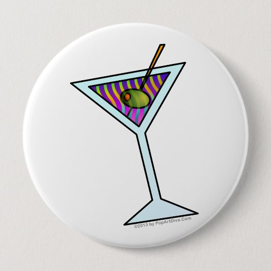 MARTINI-KUNSTKNOPEN RONDE BUTTON 4,0 CM (Voorkant)
