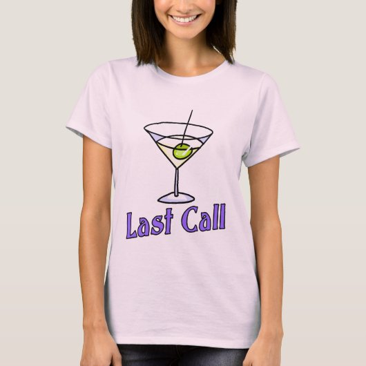 Martini Last Call T-shirt (Voorkant)