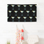 Martini Liefhebbers Cocktailglas Bartender Alcohol Spandoek (Insitu)