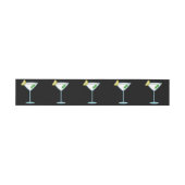 Martini Liefhebbers Cocktailglas Bartender Alcohol Uitnodigingen Wikkel (Vlak)