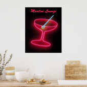 Martini Lounge Poster (Keuken)