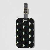 Martini Lovers Cocktail Glass Bartender Alcohol Bagagelabel (Voorkant (verticaal))