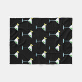 Martini Lovers Cocktail Glass Bartender Alcohol Fleece Deken (Voorkant (Horizontaal))