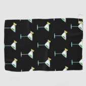 Martini Lovers Cocktail Glass Bartender Alcohol Golfhanddoek (Horizontaal)
