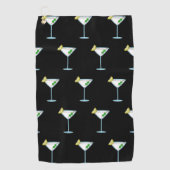 Martini Lovers Cocktail Glass Bartender Alcohol Golfhanddoek (Voorkant)