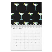 Martini Lovers Cocktail Glass Bartender Alcohol Kalender (Feb 2027)