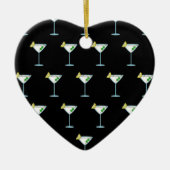 Martini Lovers Cocktail Glass Bartender Alcohol Keramisch Ornament (Voorkant)