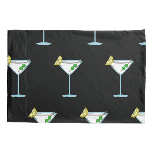 Martini Lovers Cocktail Glass Bartender Alcohol Kussensloop (Achterkant)