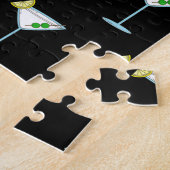 Martini Lovers Cocktail Glass Bartender Alcohol Legpuzzel (Zijkant)