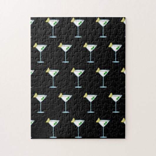 Martini Lovers Cocktail Glass Bartender Alcohol Legpuzzel (Verticaal)