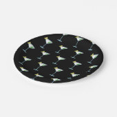 Martini Lovers Cocktail Glass Bartender Alcohol Papieren Bordje (Gekanteld)