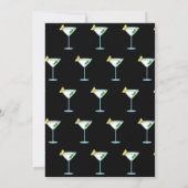 Martini Lovers Cocktail Glass Bartender Alcohol Save The Date (Achterkant)