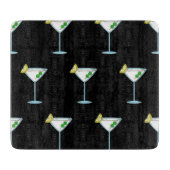 Martini Lovers Cocktail Glass Bartender Alcohol Snijplank (Voorkant)