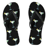 Martini Lovers Cocktail Glass Bartender Alcohol Teenslippers (Voetbed)