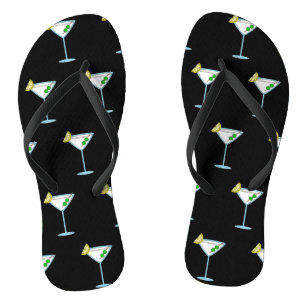 Martini Lovers Cocktail Glass Bartender Alcohol Teenslippers