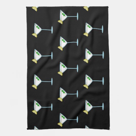 Martini Lovers Cocktail Glass Bartender Alcohol Theedoek (Verticaal)