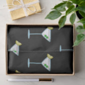 Martini Lovers Cocktail Glass Bartender Alcohol Tissuepapier (Geschenk)