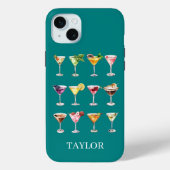 Martini Madness Monogram Case-Mate iPhone Case (Achterkant)