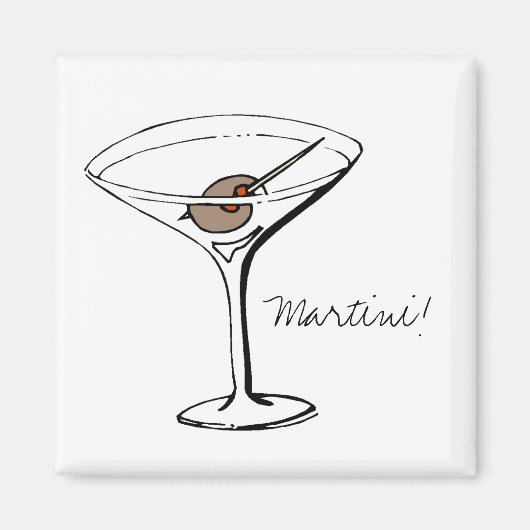 Martini magnet (Voorkant)