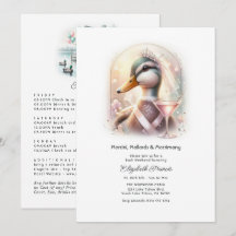 Martini Mallards & Matrimony Pret Fun Bachelorette