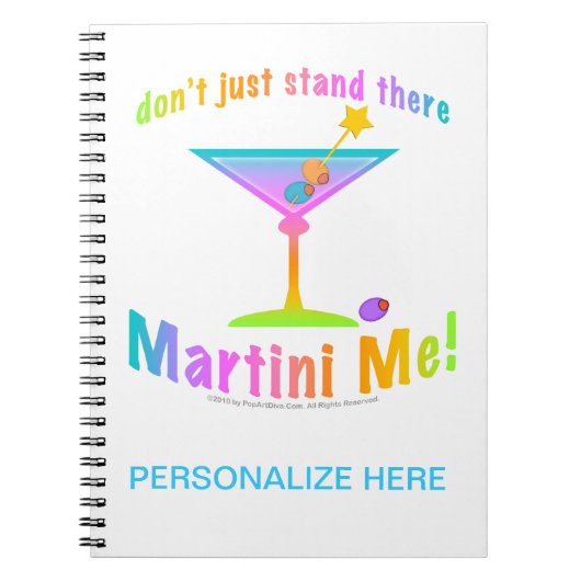 MARTINI ME! NOTITIEBOEK - DAGBOEK (Voorkant)