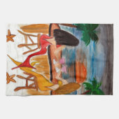Martini Mermaids kunstkeuken- en badhanddoeken Theedoek (Horizontaal)