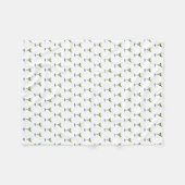 Martini met olijven fleece deken (Voorkant (Horizontaal))