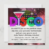 Martini Mirrorbal Disco Feest Kaart (Achterkant)