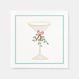 Martini & Mistletoe Cocktail servet