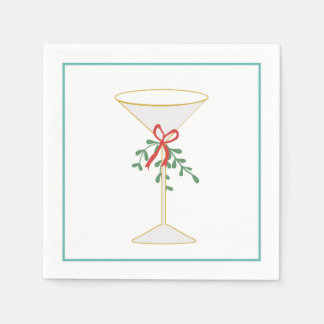 Martini & Mistletoe Cocktail servet
