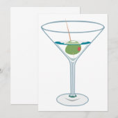 Martini Mixer uitnodiging (Voorkant / Achterkant)