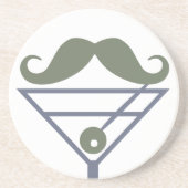Martini Mustache aangepast onderzetter (Voorkant)