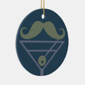 Martini Mustache aangepast ornament (Rechts)