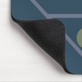 Martini Mustache custom mousepad Muismat (Hoek)