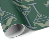 Martini Mustache inpakpapier (Rol Hoek)