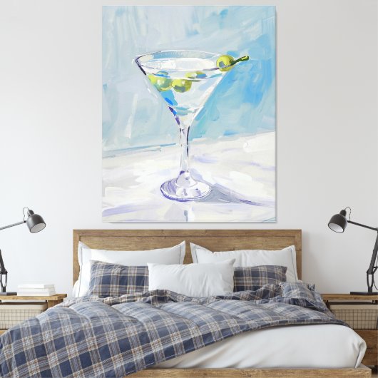 Martini Painting Canvas Afdruk (Insitu (Slaapkamer))