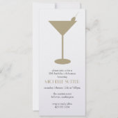 Martini Party Invitation Kaart (Voorkant)