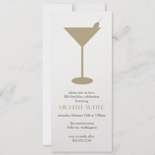 Martini Party Invitation Kaart