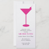 Martini Party Invitation Kaart (Voorkant)