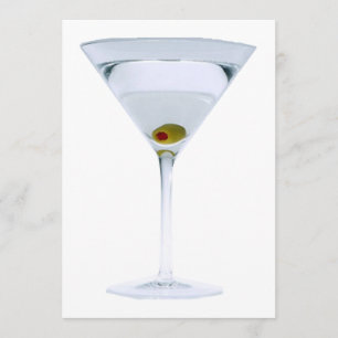 Martini Party Invitation Kaart