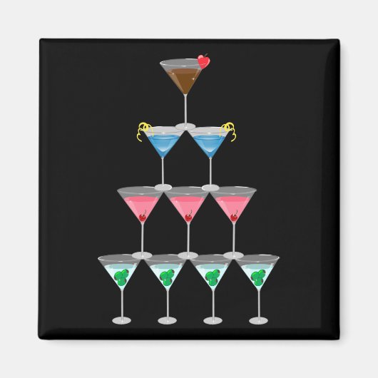 Martini Piramide Magneet (Voorkant)