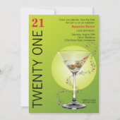 Martini Please Invitation Save The Date (Voorkant)