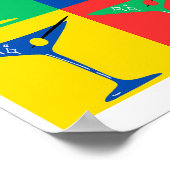 Martini Pop Art Vibes Poster (Hoek)